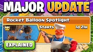 Rocket Balloon Spotlight Event Coming in Clash of Clans New Update
