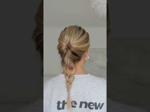 Easy hairstyle for thin hair 😍 #autumn #hairstyle #easyhairstyle #hairtutorial #hairstyles