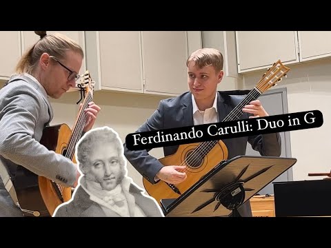 Ferdinando Carulli: Duo in G major (Op.34 No.2)