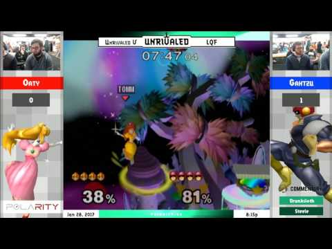 Unrivaled 5 Melee - Oaty (Peach) vs Gahtzu (Falcon) - Losers Semis