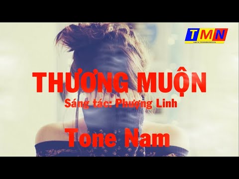 [KARAOKE] Thương muộn (Tango) - Tone Nam (Dm) - #coverbytmn