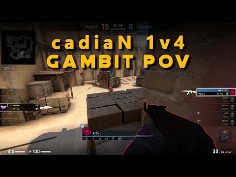 Gambit POV vs cadiaN -  ESL Pro League Season 13 - Grand-Final
