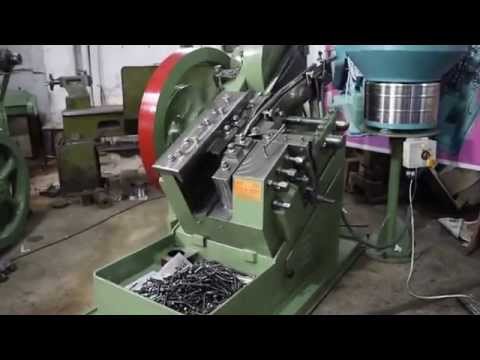 Bolt Making machine Roll Thread Machine fully Automation with vibrator bowl feeder