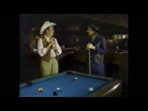 Waylon Jennings & James Garner (Playing Pool at Mr. Lucky’s in 1980)