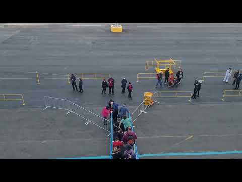Thumbnail for HOW PASSENGERS LINE UP DURING PORT OF CALL?"#cruiseexperiences