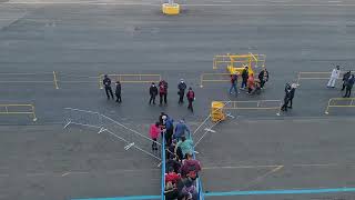 HOW PASSENGERS LINE UP DURING PORT OF CALL?"#cruiseexperiences