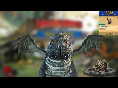 Catastrophic Quaken Max Level 134 Titan Mode - Dragons:Rise of Berk