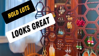 Heesch Honeycomb Earring Holder Review: Stylish & Organized!