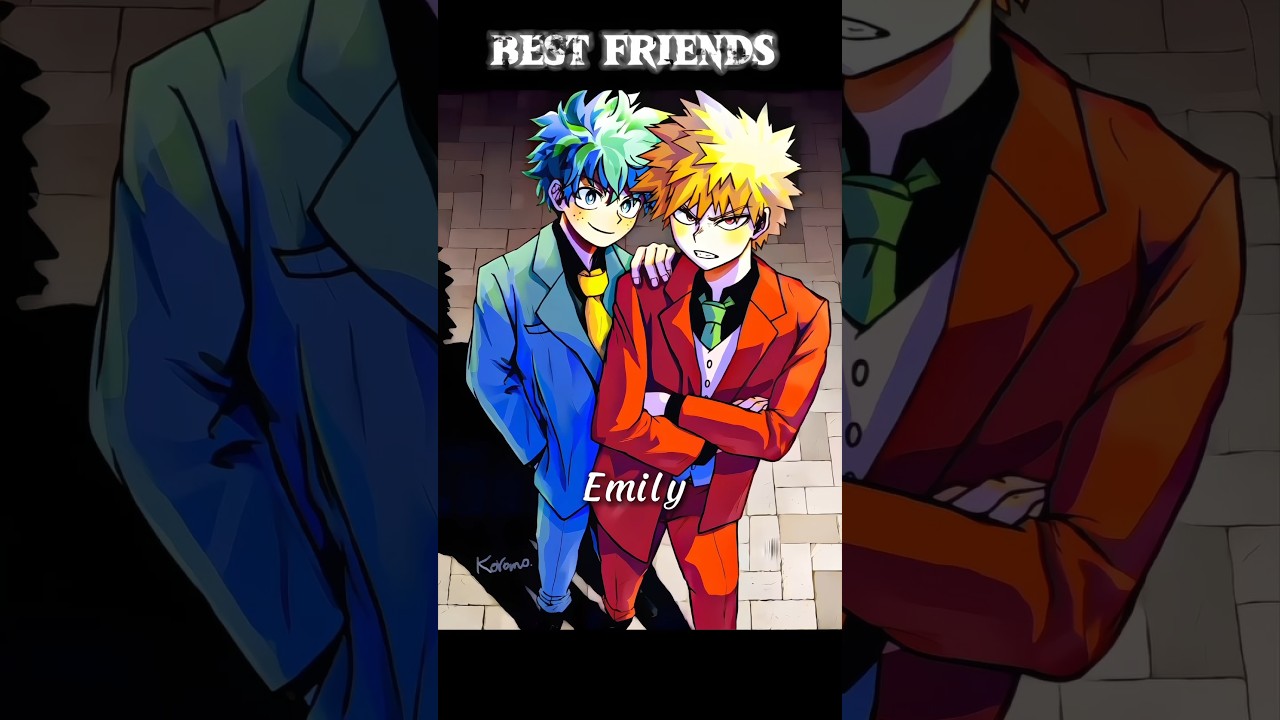 Best Friends #anime #mha #bakugou #deku #todoroki #myheroacademia #fyp #edit #shorts