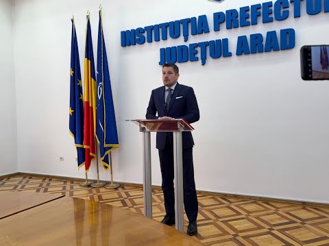 Siguranța școlară, necesitatea unei campanii de conștientizare cu privire la vaccinarea copiilor, sesiunile suplimentare de testare practică în zilele de sâmbătă pentru obținerea permisului de conducere și organizarea alegerilor din luna mai - temele conferinței prefectului Mihai Pașca