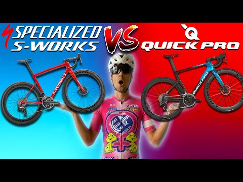 Specialized S-Works Tarmac SL8 vs. QUICK PRO ER ONE & QUICK PRO AR ONE
