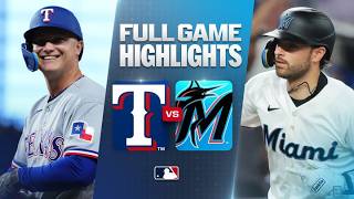RANGERS vs. MARLINS Full Game Highlights (6/23/26) | MLB Highlights