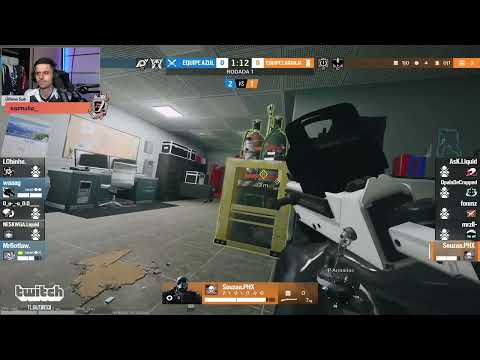 CLUTCH 1V3 CONTRA O NESK E WAG NA FPL BRASIL, SOUZA JOGOU O FINO DO R6-MELHORES MOMENTOS RAINBOW SIX
