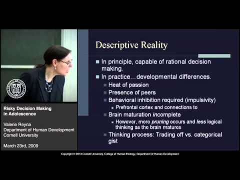 Risky Decision-Making in Adolescence