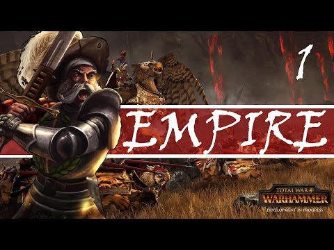 Total War Warhammer Empire LEGENDARY Let's Play Ep 1 BATTLE AT BLOODPINE WOODS!!!