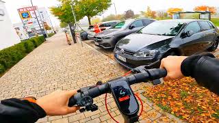 Unterwegs von Würzburg nach Randersacker auf  Radweg über Gerbrunn SEGWAY Ninebo