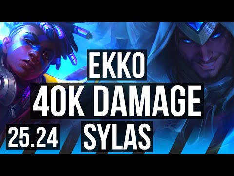 EKKO vs SYLAS (MID) | Good KDA: 17/2/9, 40K damage | EUW Challenger | 25.24