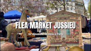 【パリ🇫🇷蚤の市】Hidden treasures in Paris | 春のジュシューのブロカント|大衆ビストロでランチ | Jussieu Flea Market Paris 