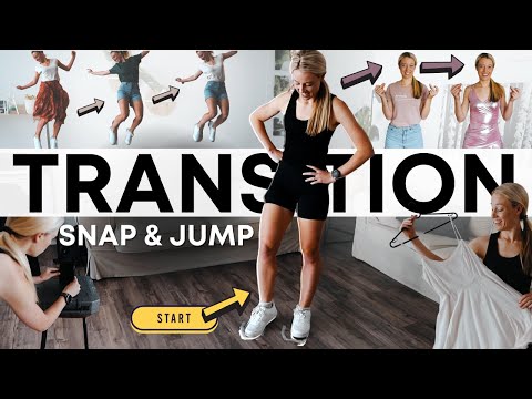 How to Make a Jump/ Finger Snap Clothes Change Transition *TikTok, Reels & YouTube*