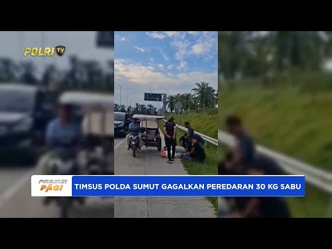 POLDA SUMUT GAGALKAN PEREDARAN 30 KILOGRAM SABU BONGKAR JARINGAN MALAYSIA