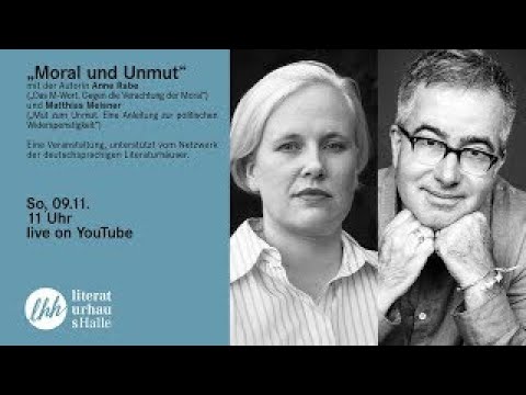 „Moral und Unmut“ - mit der Autorin Anne Rabe und Matthias Meisner im Literaturhaus Halle