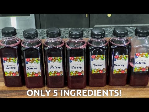 HOMEMADE FOLERE DRINK - 5 Ingredients Only! No Juicer! CAMEROONIAN STREET FOOD AT HOME Ep 3