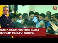 Unruly Scenes At Co-Op Bank Meet In Bengaluru | Bank Scam Victims Slam BJP MP Tejasvi Surya