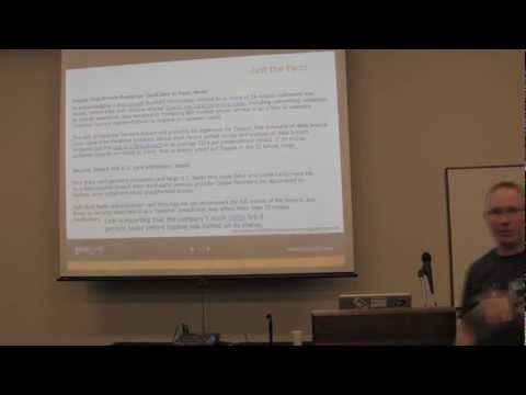 HouSecCon 2012 - You've been Breached, Now What? (David Balcar) Part 1