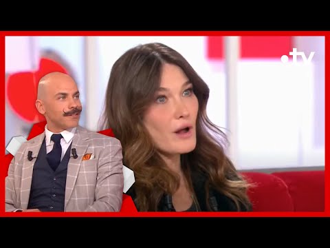 Carla Bruni sous le charme de Viktor Vincent le mentaliste - Vivement Dimanche