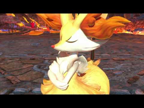 Pokkén Tournament Friendlies - Blue Link (Braixen) Vs. SaltyFish (Garchomp/Suicune)