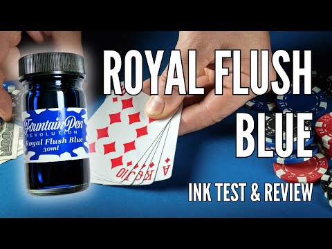 Vibrant Blue! Testing FPR’s Royal Flush Blue Ink