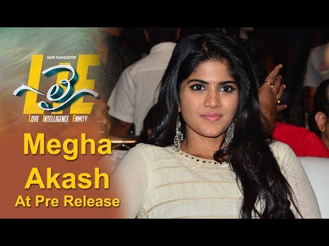 Megha Akash at LIE Pre Release Event