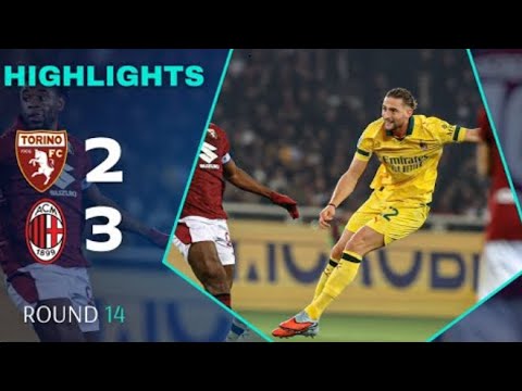 Torino Milan 2 3 HIGHLIGHTS Serie A  1080p