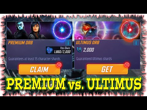 OPENING 50 PREMIUM & 50 ULTIMUS ORBS!! Hunting For Top Tier Characters!! Marvel Strike Force