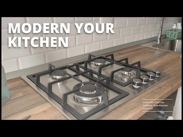 Vídeo relacionado con GASLAND GH60SF - Cocina de gas integrada de 60 cm, 4 quemadores de acero inoxidable con protección contra fallos de llama, convertible, NG/LPG, 8000 W