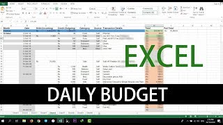 How to Make Daily Budget Sheet in Excel for Beginners