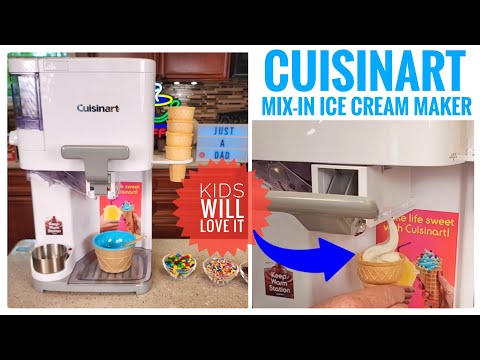 NEW! Cuisinart Mix-In Soft Serve Ice Cream Maker Review     KIDS WILL LOVE IT!!!