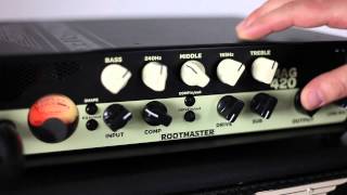 Video thumbnail for Ashdown Rootmaster 420 Head and 210 cab by Ashdown Engineering