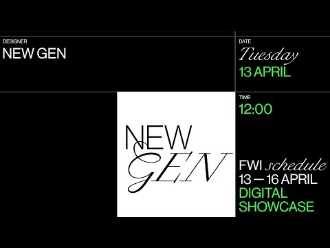 NEW GEN - Fashion Week Istanbul / Day 1