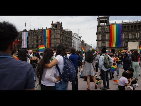 Mexico City LGBT Pride March 2021 Bellas Artes to Zócalo (Av Francisco Madero) [8K Ultra HD] [HDR]