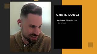 578 | Chris Long says: Authors Should be Subject Matter Experts