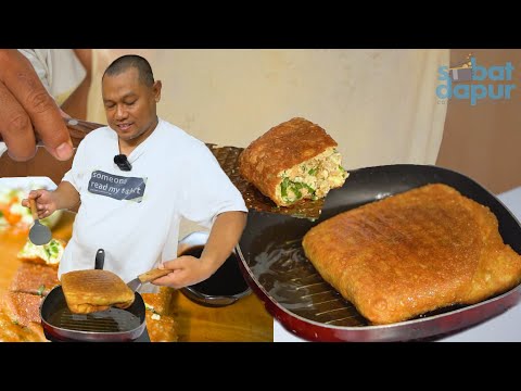 Teflon Egg Martabak with Tear-Resistant Wrapper