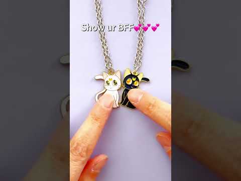 Unboxing unique gifts for besties! #bff #besties #necklace