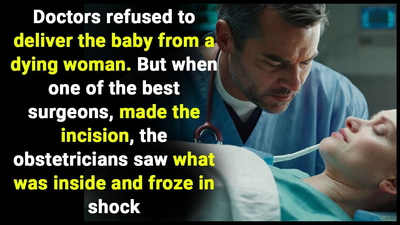 Doctors refused to deliver the baby from a barely alive woman.A gifted surgeon took a desperate step