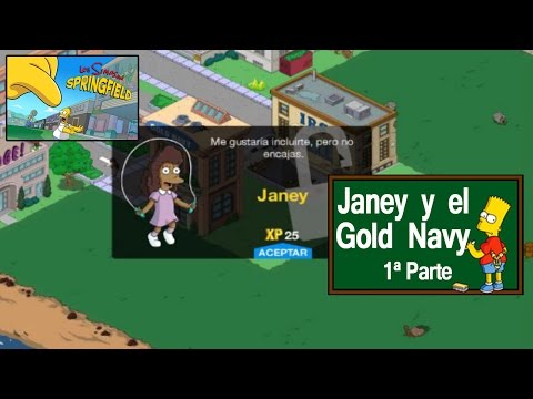 Los Simpson Springfield "Nivel 48 - Janey y el Gold Navy, 1ª parte" por Tony