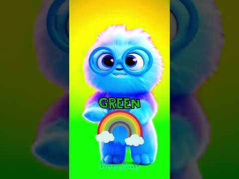 Learn Rainbow Colors With Zuffo 🌈 What A Cute Fluffy Monster 🥰