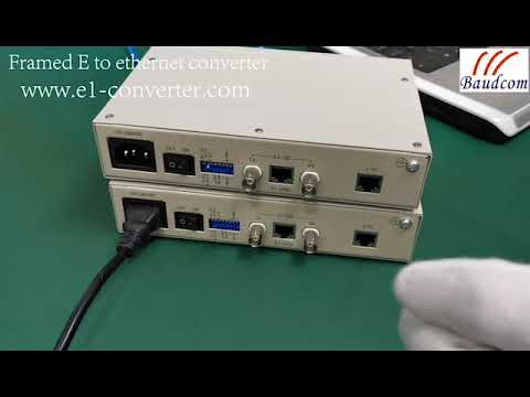 Framed E1 to Ethernet converter