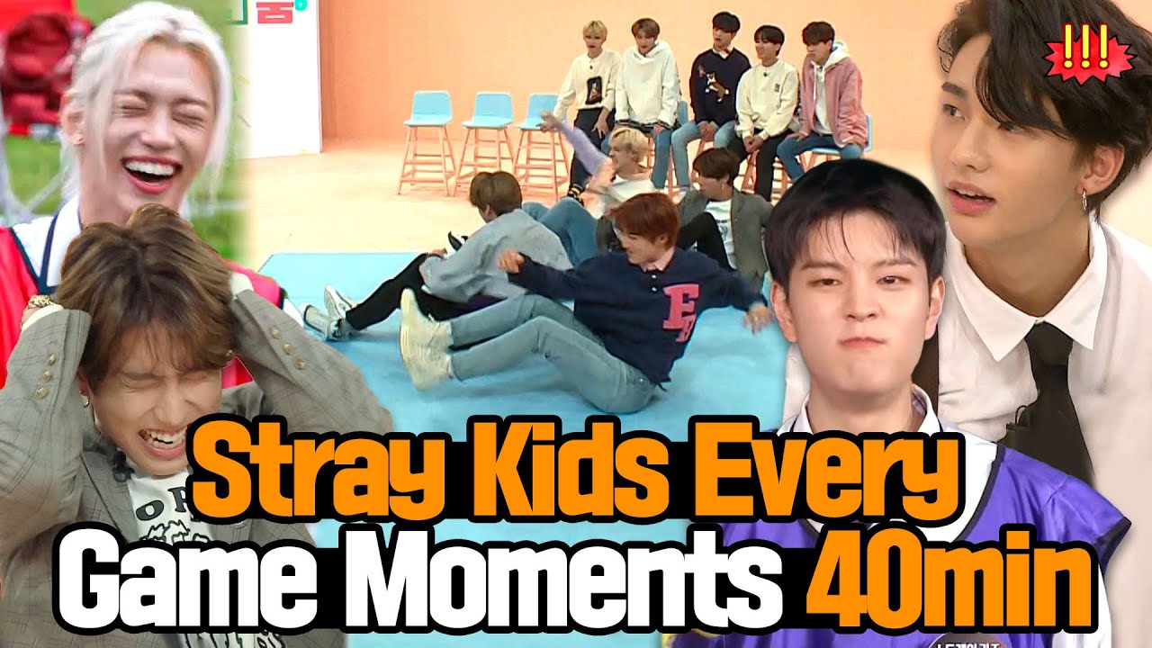 Baby Stray Kids Plays Active Games So Hard 🔥  Every Game Moments Compilation💖Knowing Bros+Idolroom