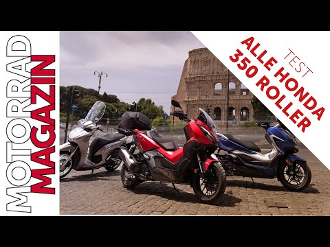 3 Honda Scooters in comparison – ADV350, Forza 350, SH350i – Differences, advantages, prices of t...