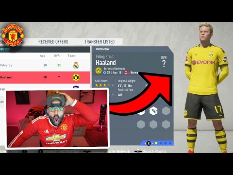 OMG INSANE TRANSFERS! HALAND SIGNING FOR MANCHESTER UNITED?? FIFA 20 Career Mode